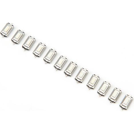 200 boutons tactiles pour produits électroniques, surfaces tactiles, 6 x 3 x 2,5 mm (1/5)