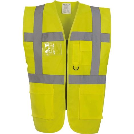 Gilet multifunzione Yoko ad alta visibilità Giallo XXL
