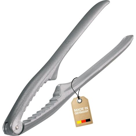 1 - Casse-Noix - Pince Homard - Aluminium Moulé Sous Pression - Pour Noisettes Et Amandes - Cuisine Et Décoration - Argenté - 15x3,3x1,5cm (1/5)
