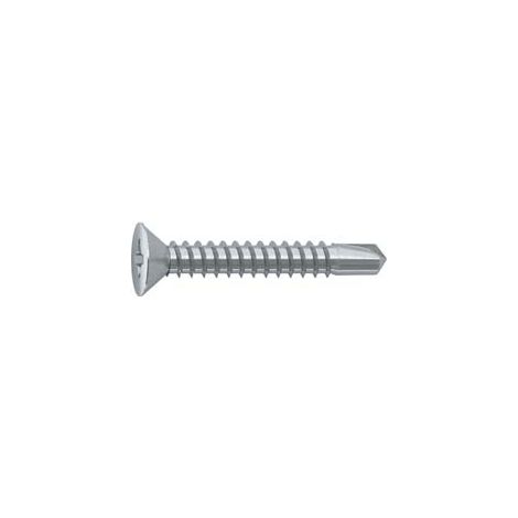 VITE AUTOPERFORANTE TSP CAVA PH IN ACCIAIO ZINCATO N BLISTER- - ø mm.3,5x25 in blister pz.25 (A) - 5 blister AMBROVIT