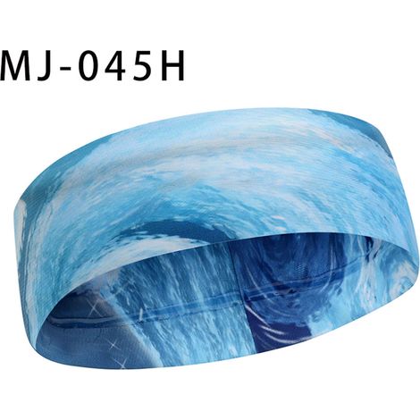 Bandeau sport femme homme élastique en tissu coton, serre-tête anti-transpiration pour fitness, yoga, course, sport unisexe, quotidien (1/3)