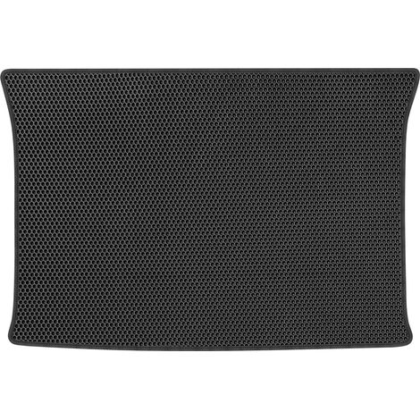 Alfombrilla de maletero de EVA para Ford Focus I Hatchback de 1999-2004, diseño de panal de abeja - NEGRO (1/5)