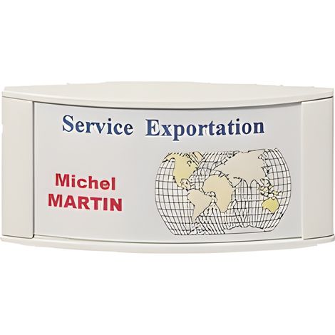 Support de signalétique Pilot argent 150 x 210 mm VACHETTE 046559 (1/3)