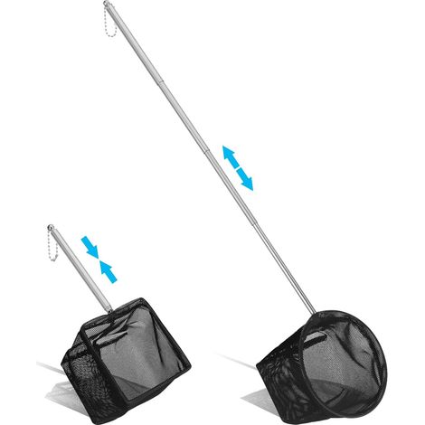 Set of 2 Mini Fish Net, 8/10 cm Black Fish Net for Aquariums and Small Ponds (1/5)
