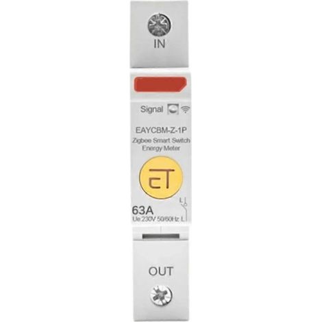 TUYA 1P Anwendung: Schutz gegen Zigbee-Zähler, intelligente Energiezähler, Energieverbrauchszähler (kWh), Leistungsschalter, Zeitverzögerungsrelais. (1/5)