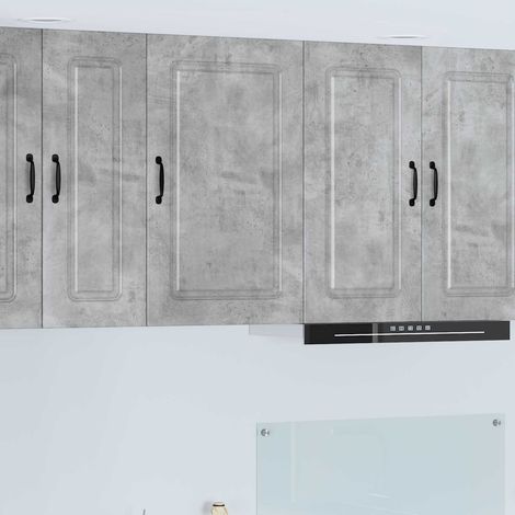 Küchenschrank Kalmar Beton Grau 50 x 31 x 80 cm Holzwerkstoff