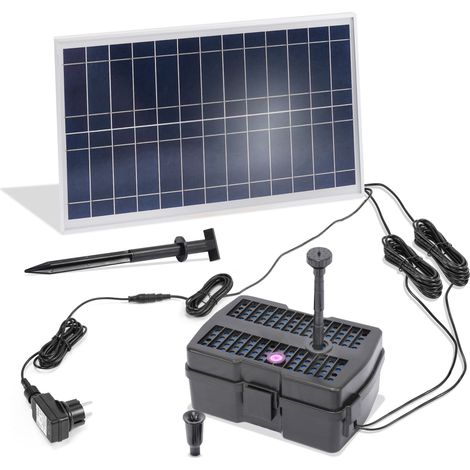 esotec Hybrid Solar/Netz UV-Filtersystem 15/800, Teichfilterset bis 3000l 101205 (1/5)