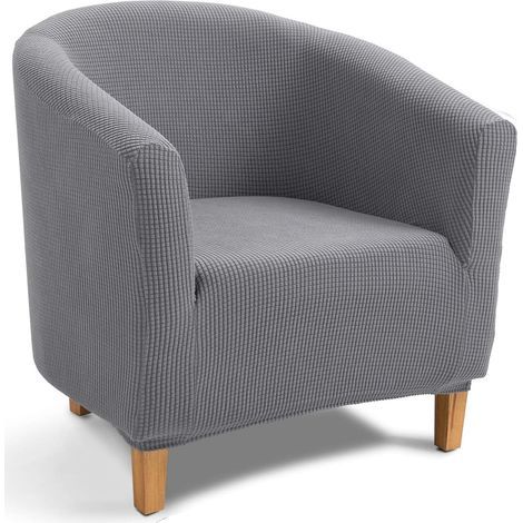 Jacquard-Badetuch/Stuhlbezug aus elastischem Stoff für Badewannenstuhl/Badesofa (Badestuhlbezug, hellgrau) (1/5)