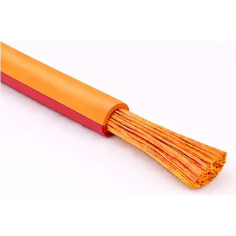 Cavo Filo Unipolare FLRY-B ISO 6722 Classe B Sez. 1,00 Arancione/rosso