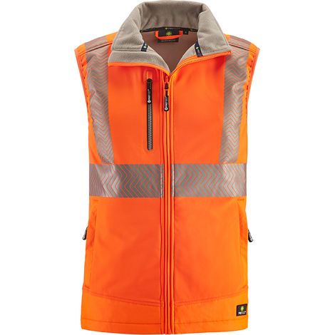 4PROTECT® Warnschutz-Softshellweste PARAMUS Leuchtorange Reflex 3420-3XL (1/5)