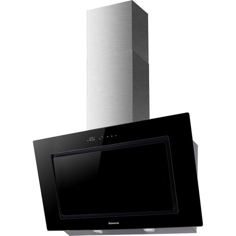 Taurus G70BKAL - Campana extractora decorativa, 70cm, potencia de extracción 650m3/h, 3 niveles extracción, táctil, filtros de aluminio lavables multicapa, kit fácil instalación, 200W, iluminación LED (1/3)