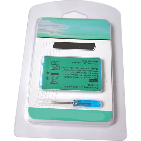 Batterie Li-ion 850mAh pour GBA SP - Pack de remplacement avec tournevis - 3.7V pour console de jeu (1/5)