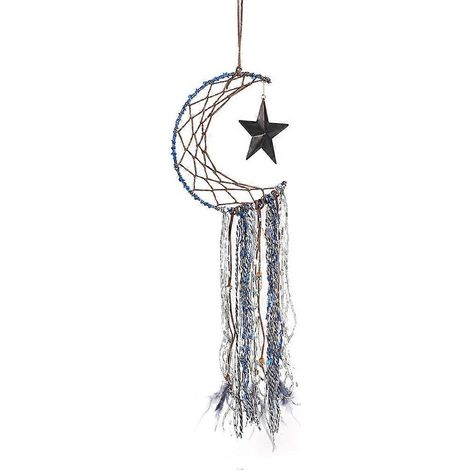 Attrape-rêves décoratif mural pour chambre, style bohème distinctif, ornement suspendu, cadeau idéal pour fille, artisanat unique, décoration murale tendance (1/5)