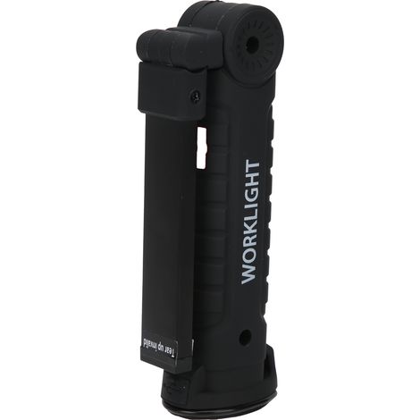 Lampe magnétique pliable COB+LED blanche pour travaux et maintenance, grand format, outils d'urgence (1/5)
