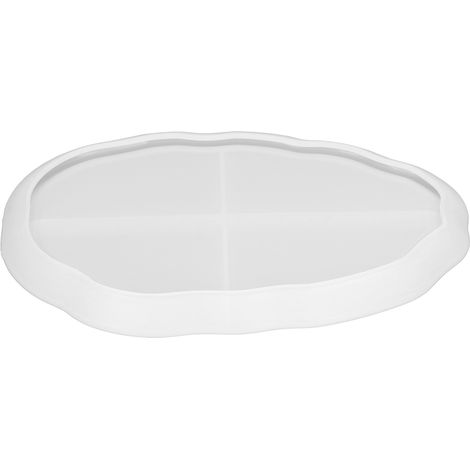 Moules en résine forme irrégulière souple transparente durable pour DIY créatif - Accessoires de décoration maison ovale 60-712 (1/5)