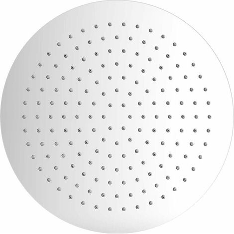 Douche Inox - Douche Economie d'Eau, Pommeau de Douche Ronde 30CM, Tete de Douche Pluie Universelle Filetage 1/2 Pouce (1/4)