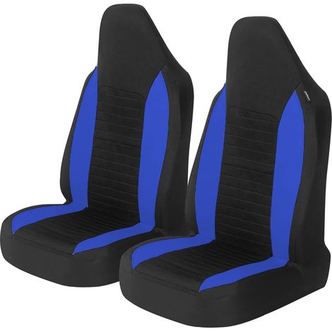 Housses de Siège de Voiture Avant Universelles, Housse Voiture Duster Confort, Tuning Voiture Interieur – Bleu (1/5)