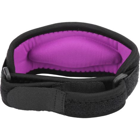 Brace ajustable pour épicondylite, coussin élastique de sport sécurité, soulagement douleur tennis, basketball, violet (1/5)