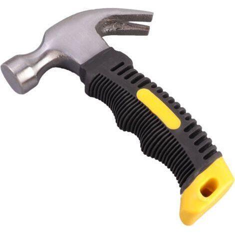 Marteau, mini marteau mouton 0,25kg petite tête de marteau, installation courte fonction du marteau multi-fonction, un manche jaune et noir (1/5)