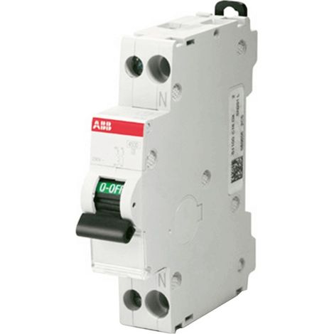 Interruptor Magnetotérmico Abb 1P+N 25A 4,5kA Curva C 1M SN201LC25