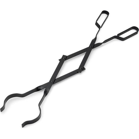 Kaminzange, 66 cm Brennholzzange, Holzzange für den Außenbereich, Kaminzubehör für Lagerfeuer, Kamine im Innenbereich, Öfen im Freien