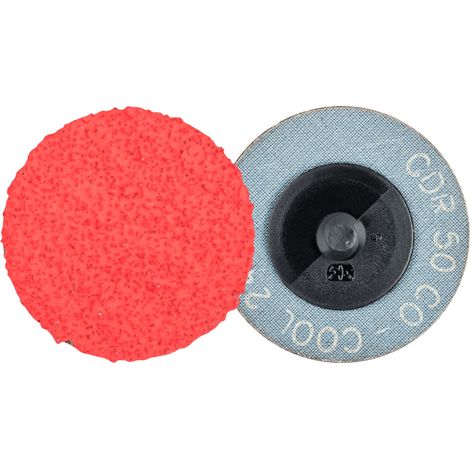 PFERD TOOLS COMBIDISC Keramikkorn Schleifblatt CDR Ø 50mm CO-COOL24 für Stahl und Edelstahl 100 Stk (1/4)