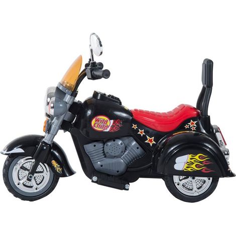 MOTO ELETTRICA PER BAMBINI CON 3 RUOTE 6 V NERO (1/5)
