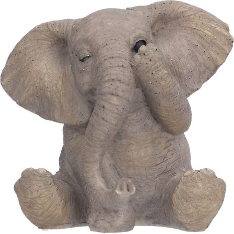 Statuette Résine Éléphant Ornement Déco Maison Multicolore 2 Pièces (1/5)