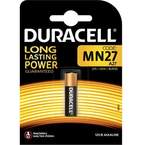 Duracell batt alcalina 12v mn27