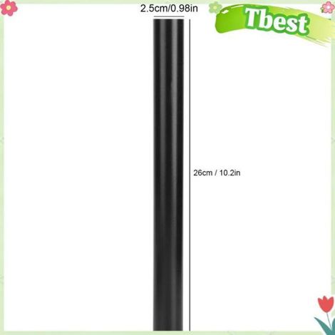 Kit de tuyau de descente de gouttière d'eau de pluie, accessoire de drainage de serre en aluminium PVC avec support diamètre 24 mm (1/4)