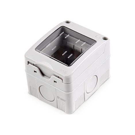 Oberflächenbox 2 Module mit Abdeckung IP55 GSC 001203764