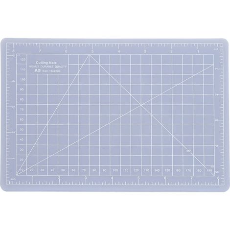 Plaque de découpe translucide antidérapante, planche à découper artisanale non réfléchissante pour tampon en caoutchouc (A5). (1/5)