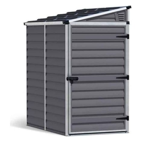 Skylight Shed Pent 4X6 Dark - Polycarbonate - L175 x W117.5 x H203 cm - Dark Grey