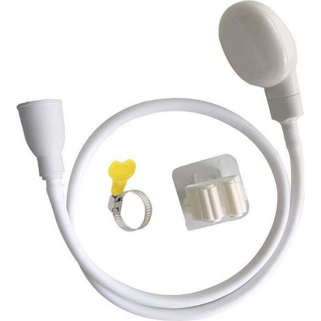 Douchette pour robinet en ABS avec tuyau PVC – Raccord universel pour évier – Grande sortie d'eau (1/5)