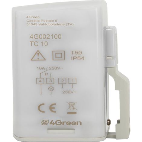 Interrupteur Crépusculaire Extérieur 230V IP54, Détecteur Crépusculaire pour Allumage Automatique de l'Éclairage, Installation Murale ou sur Mât, Relais 10A, Seuil Réglable 3-70 Lux (1/4)