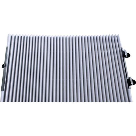 Pare-soleil de voiture rétractable de style accordéon pour pare-brise avant - lunette arrière de 46 cm (1/5)