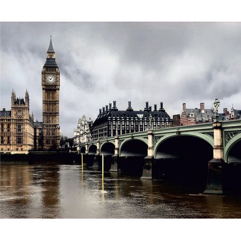 London, photo murale intissée, 360x270 cm, 4 parts (1/3)