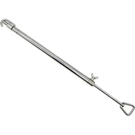 Barre d'appui pour capot de voiture - Outil de support de capot réglable - Support télescopique pour la plupart des voitures, voitures, moteurs (1/5)
