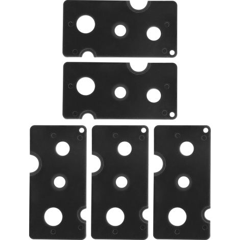 5pcs Ouvre-bouteille d'huile essentielle noir, démonte-rouleau parfum portable, accessoire simple A021H (1/5)