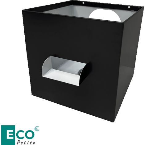 Boîte à eau N15 en alu 7/10ème ECO - format carré - naissance Ø 70mm - ALUHOME