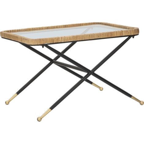 Table Basse Design "St Barth" 70cm Multicolore (1/5)