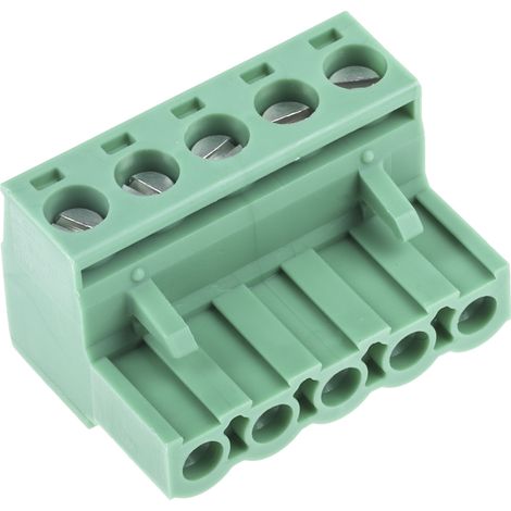 Bornier enfichable Phoenix Contact 5 contacts pas de 5.08mm série MSTB 2.5/5-5.08