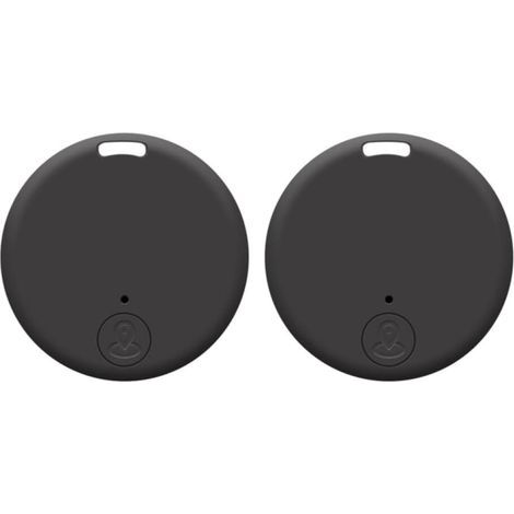 Paquet de 2 Mini Traceurs GPS Bluetooth 5.0, Dispositif AntiPerte, Localisateur Intelligent sans Bluetooth Mobile, Clé pour Animaux de Compagnie, Portefeuille, Traqueur (1/5)