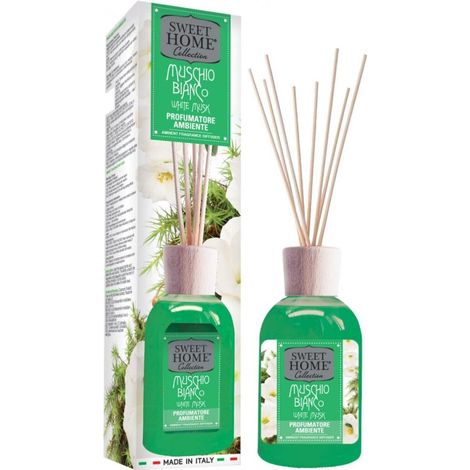 Diffusore aroma sweet-home 250ml muschio bianco