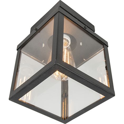 Industrial Outdoor Ceiling Light Black 1-Light - Rotterdam (1/5)