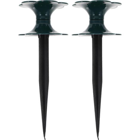 Piquet de guidage professionnel pour tuyau d'arrosage, support en PVC (8 pièces) (1/5)