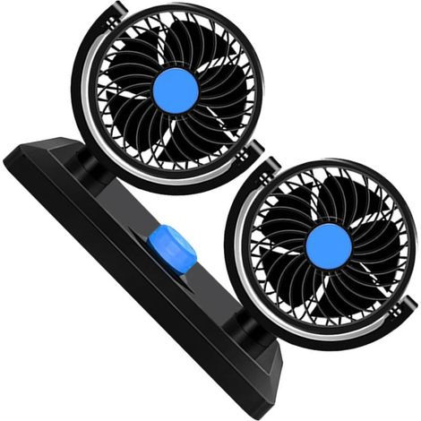 Fafeicy Ventilateur de Voiture, Refroidissement Voiture Rotatif à (1/5)