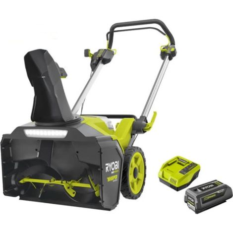 Déneigeuse RYOBI 36V Max Power Brushless - 33 cm - 1 Batterie 5,0Ah - Chargeur rapide - RY36STX53A-150 (1/5)