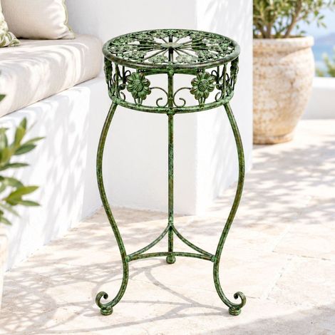 96008 S Colonne de fleurs Antique Support de plantes Tabouret de plantes Vintage (1/5)