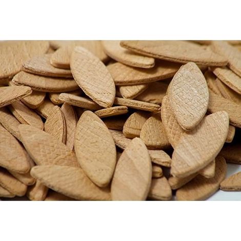 100 pièces Lamelles d´assemblage en bois de hêtre, Tailles 0, Chevilles Plates comme lamello pour Fraisage